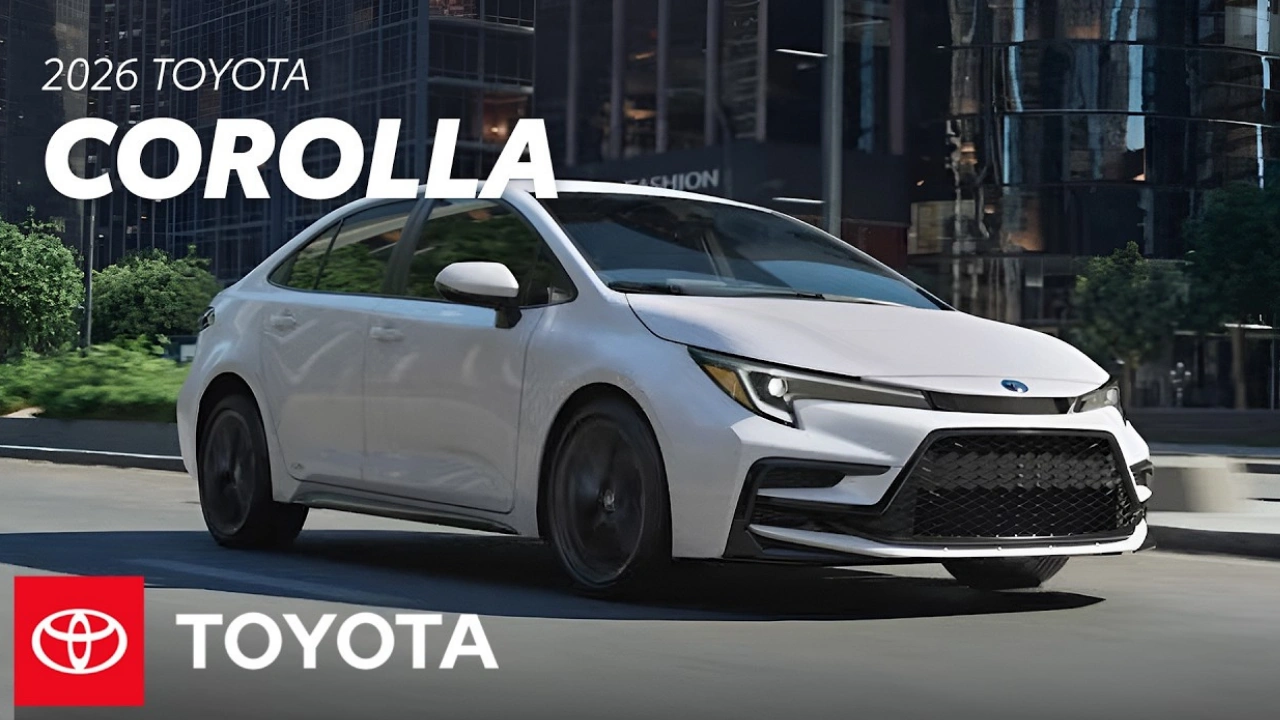 Toyota Corolla 2026 Unveiled: Modern Design, Advanced Smart Technology & Impressive MPG for Everyday Comfort
